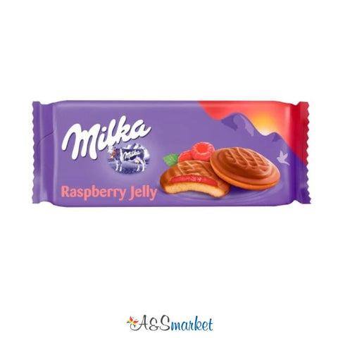 Biscuits with raspberry cream - Milka - 130g