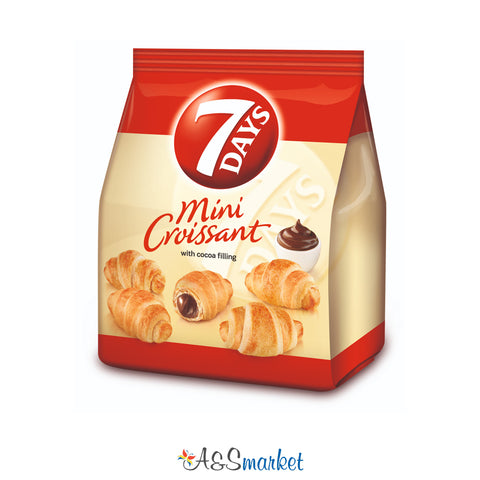 Mini croissants with cocoa cream - 7 Days - 185g
