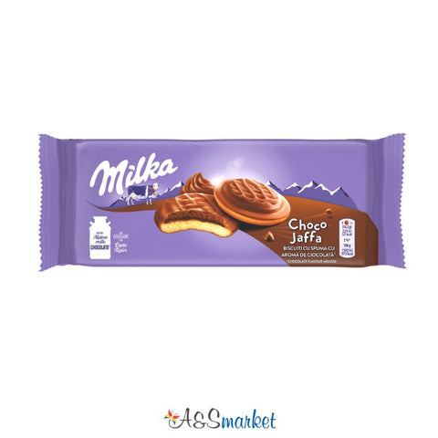 Biscuiți cu cremă de ciocolată - Milka - 130g