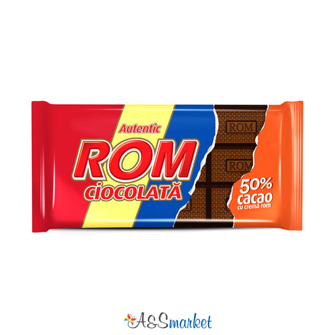 Chocolate 50% cocoa - Authentic ROM - 88g