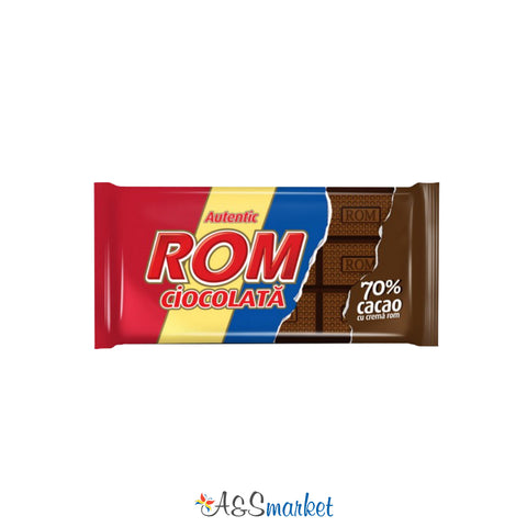 Ciocolată 70% cacao - Autentic ROM - 88g