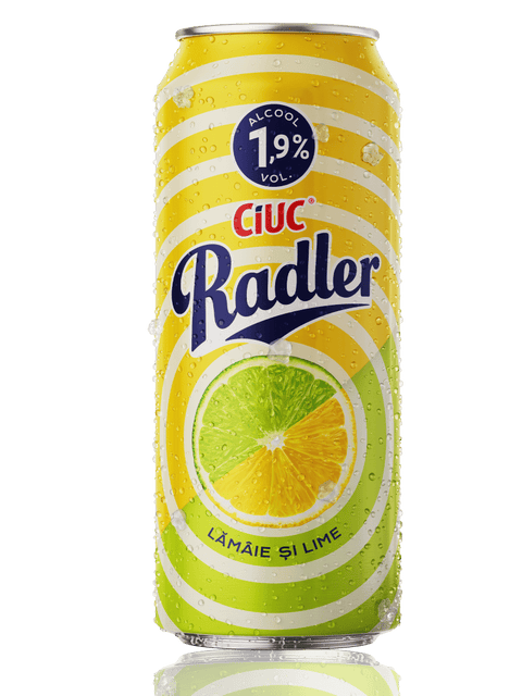 Radler beer with lemon and lime - Ciuc - 500ml