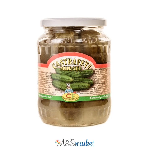 Pickled cucumbers - Canned fruit - 1.7kg