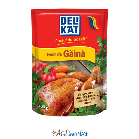 Bază pentru mâncaruri cu gust de găină - Delikat - 400g