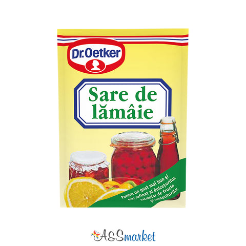 Lemon salt - Dr. Oetker - 8g