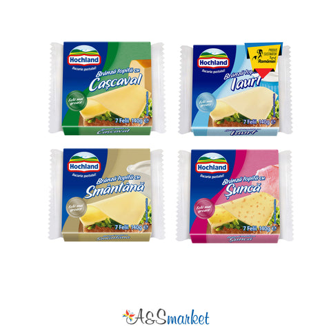 Slices of melted cheese - Hochland - 150g