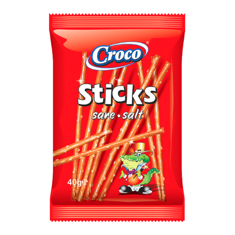 Sticksuri cu sare - Croco - 40g