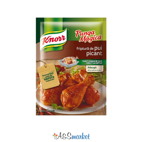 Punga magică condimente pentru friptură de pui picant - Knorr - 29g