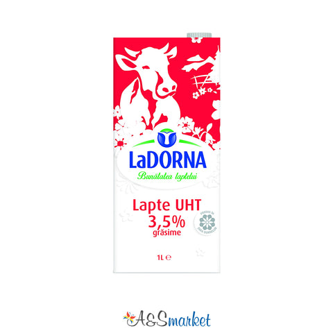 UHT milk 3.5% - LaDorna/ Olympus - 1L