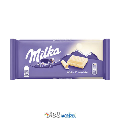 Ciocolată albă - Milka - 100g