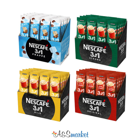 Instant coffee 3 in 1 - Nescafe - 15g - A&S Market