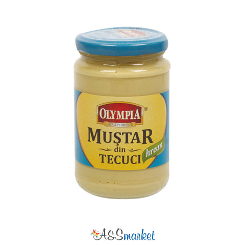 Mustard from Tecuci with horseradish - Olympia - 300g
