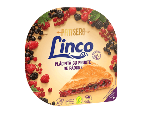 Plăcintă la tavă  cu fructe de pădure - Linco - 800g