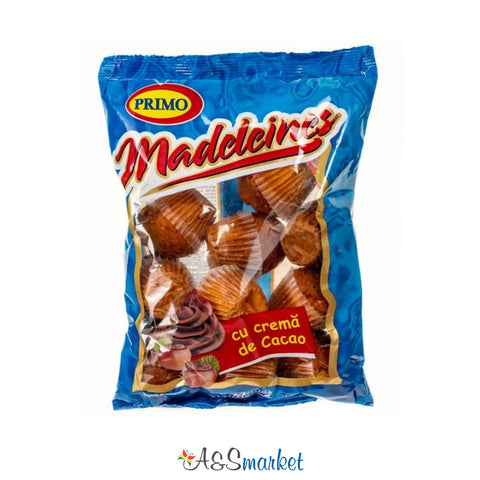 Madeleines with cocoa cream - Primo - 250g